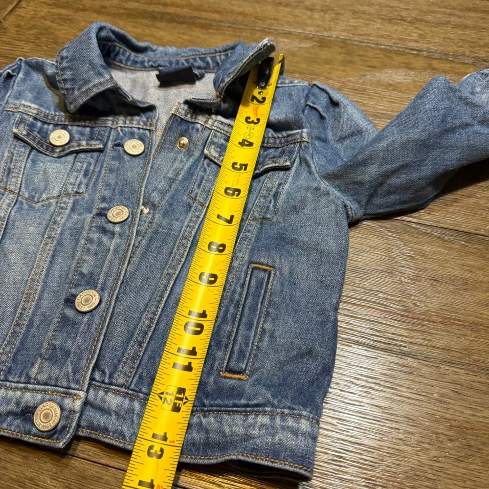 Gap‎ Kids Disney Minnie Mouse Blue Denim  Jean Jacket Size 4 Years Toddler